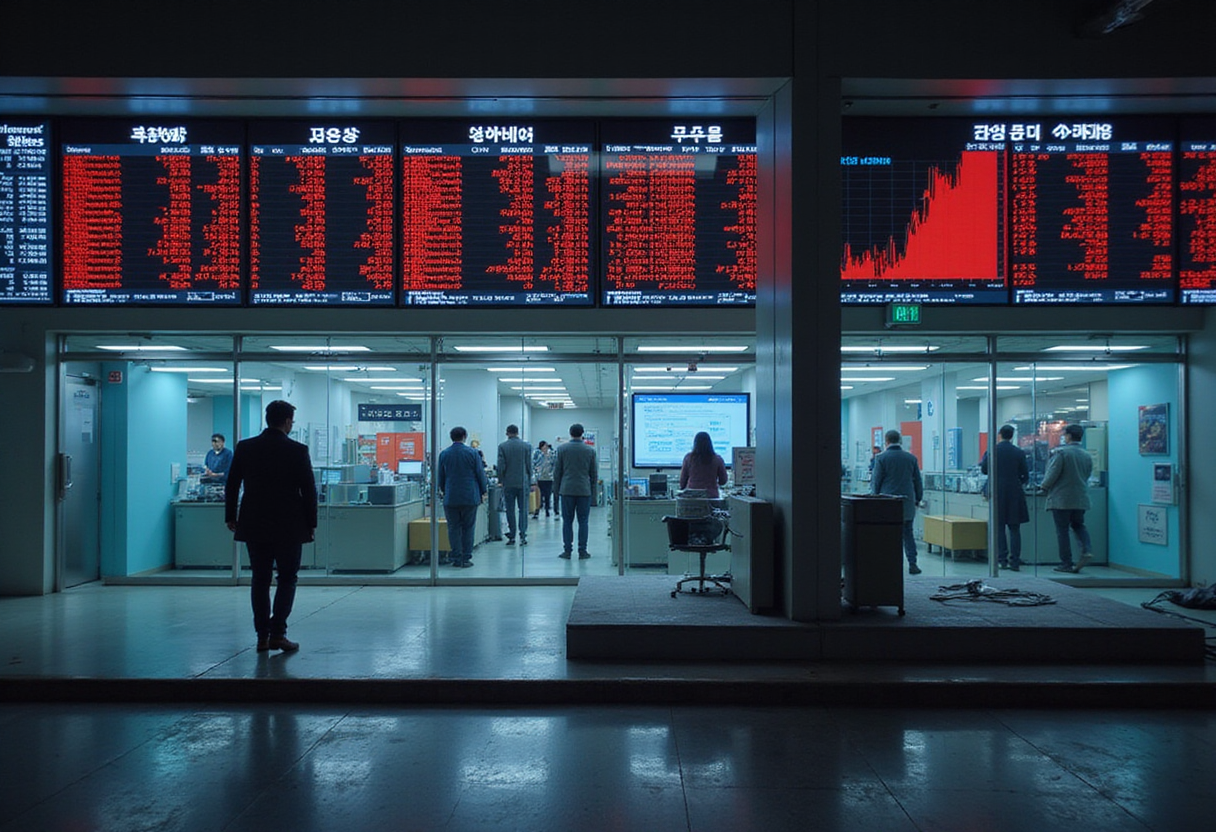 South Korea's Kospi index sinks more than 7% on semiconductor share sell-off over AI boom worries - Audacy