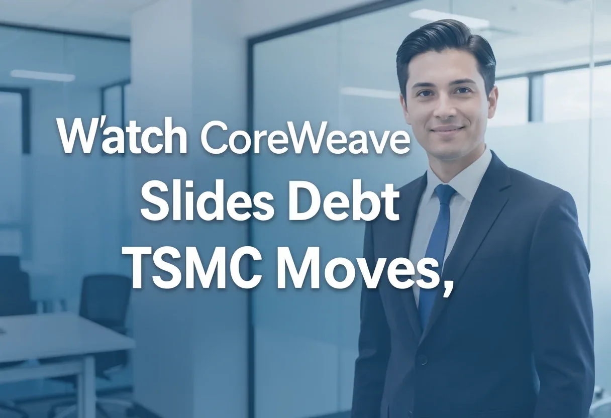 Watch CoreWeave Slides on Debt; TSMC Moves on Outlook | Stock Movers - Bloomberg.com