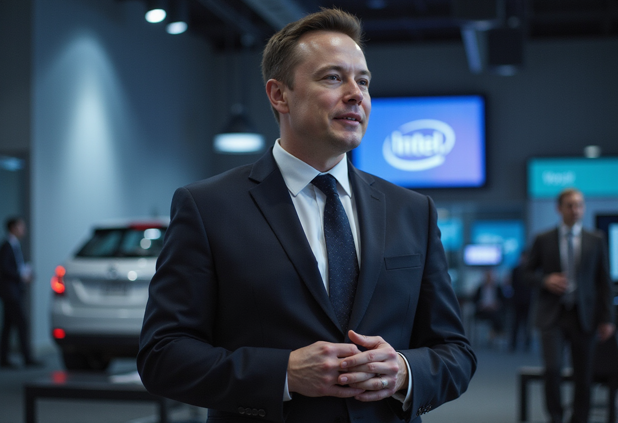 Intel stock drops after Elon Musk hints Terafab could partner with a rival chipmaker - Business Insider