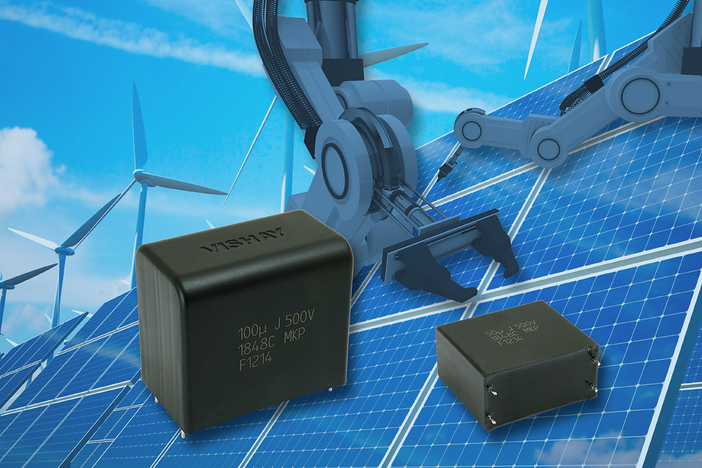TDK DC-link film capacitors rated for up to +135 °C