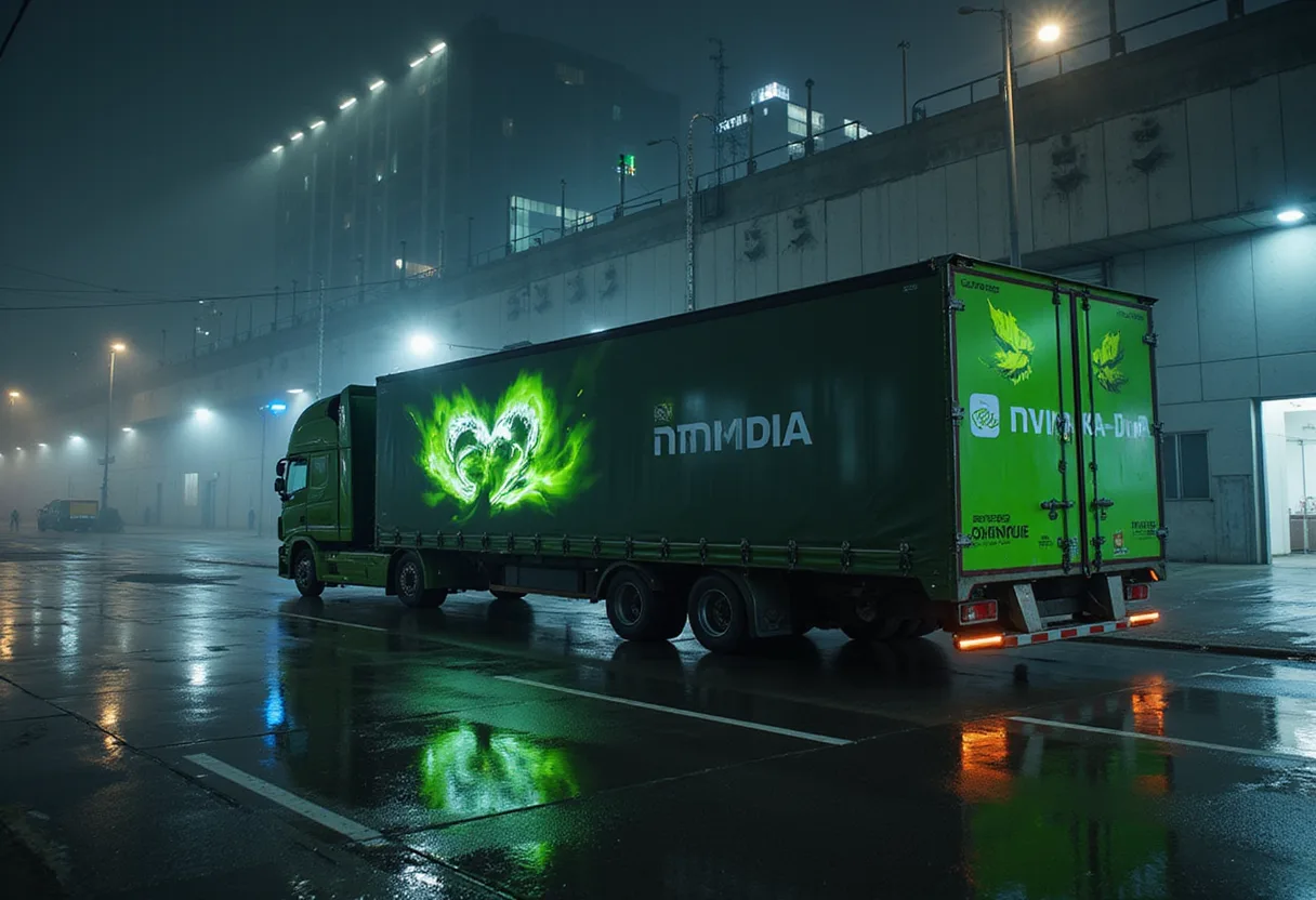 Thieves stole an Nvidia-branded trailer filled with nothing but 20,000 pounds of sand - Business Insider